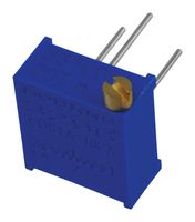 BOURNS 3296P-1-103LF. Recortador, Multi Vuelta, Cermet, Ajuste Lateral, 10 kohm, Through Hole, 25 Vueltas