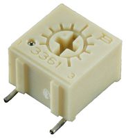 BOURNS 3361P-1-103GLF Recortador, Una Vuelta, Cermet, Ajuste Superior, 10 kohm, Surface Mount, 1 Vueltas