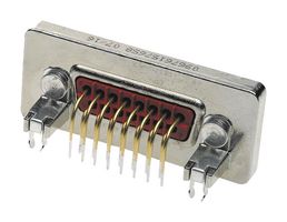 HARTING 09676507658 Conector D Sub, IP67, Ángulo Recto, 50 Contactos, Macho, Soldable, DD, Cuerpo de Latón
