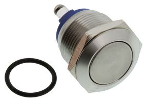 E-SWITCH PV1F640BBG Vandal Resistant Switch, SPST, Natural, PV1 Series, Off-(On), Screw