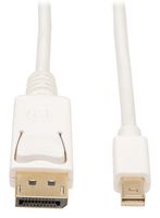 EATON TRIPP LITE P583-010 Computer Cable, DisplayPort Plug, 10 ft, 3 m, White