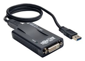 EATON TRIPP LITE U344-001-R Adaptador USB, USB 3.0 A Macho a VGA DVI-I Hembra, 512MB SDRAM, 1080p