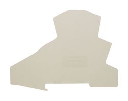 WEIDMULLER 1221360000 Accesorio, Bloques de Terminales de Paso Weidmuller Serie P, Placa Final, Serie P