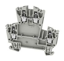 WEIDMULLER 1067970000 Bloque de Terminal c/Montaje en Riel DIN, De Paso, 4 Posiciones, 30 AWG, 12 AWG, 4 mm², Tornillo