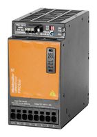 WEIDMULLER 2466890000 Fuente de Alimentación Carril DIN AC/DC, ITE, 1 Salida, 480 W, 24 V, 20 A