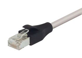 L-COM TRD855DSZ-15 Cable Ethernet, Cat 5e, RJ45 Macho a RJ45 Macho, STP (par trenzado blindado), Gris, 4.6 m, 15 ft