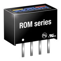 RECOM POWER ROM-3.305S Convertidor CD/CD Pasante Aislado, Medical, Micro SIP, 1:1, 1 W, 1 Salida, 5 V