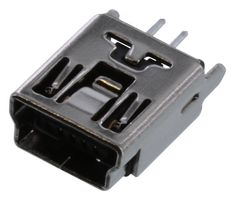 AMPHENOL COMMUNICATIONS SOLUTIONS 10119313-301TLF Conector USB, Mini USB Tipo B, USB 2.0, Receptáculo eléctrico, 5 Posiciones, Through Hole