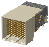 AMPHENOL COMMUNICATIONS SOLUTIONS 10124408-102LF Conector, AirMax VS2 Series, 72 Contactos, 2 mm, Cabezal, A presión, 9 Líneas