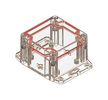 SERPAC RBF33P06C16C Carcasa de Plástico, Wall Mount, Policarbonato, 55.1 mm, 80 mm, 81.8 mm, IP67