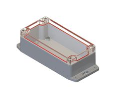SERPAC RBF63P06C16G Carcasa de Plástico, Wall Mount, Policarbonato, 55.1 mm, 80.8 mm, 160.5 mm, IP67