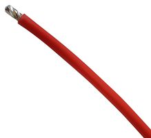 MULTICOMP PRO MP011205 Cable, PVC (Policloruro de Vinilo), Rojo, 22 AWG, 17 x 0.16mm, 100 ft
