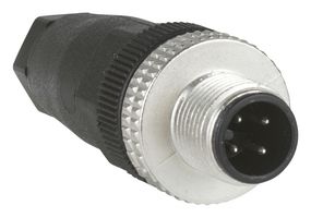 TELEMECANIQUE SENSORS XZCC12MDM40B Conector para Sensor, OsiSense Series, M12, Male, 4 Contactos, Roscado Macho