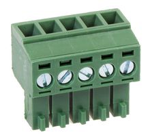 MULTICOMP PRO MC000059 Terminal de Bloque Enchufable, 3.5 mm, 5 Posiciones, 26 AWG, 16 AWG, Tornillo