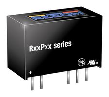 RECOM POWER R05P12S Convertidor CD/CD Pasante Aislado, Medical, SIP, 1:1, 1 W, 1 Salida, 12 V
