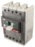 ABB T3N060TW Guardamotores Termomagnético, Carcasa Moldeada, Serie Tmax T3, 60 A, 3 polos, 500 V, 347 V, Panel