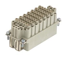 HARTING 09161072101 Heavy Duty Connector, Han DDD Series, Insert, 107+PE Contacts, 16B, Receptacle