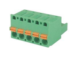 MULTICOMP PRO MP011172 Pluggable Terminal Block, 5.08 mm, 5 Positions, Push In