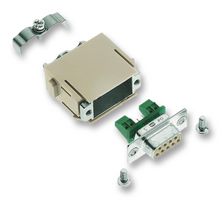 HARTING 09140093151 D Sub Connector, 9 Contacts, Receptacle, Screw, DE, Han-Modular Series
