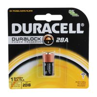 DURACELL PX28A Batería, 6 V, Alcalina, Positivo Elevado y Negativo Plano, 1
