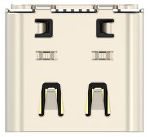 TE CONNECTIVITY 2388749-1 Conector USB, USB 4.0, Receptáculo eléctrico, 24 Posiciones, Montaje Superficial, Right Angle