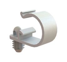 ESSENTRA COMPONENTS BHLWHC-750-01 Fastener, Push Mount Cable Clamp, 19 mm, Nylon 6.6 (Polyamide 6.6), Natural, 36.5 mm, 10 mm