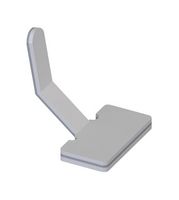 ESSENTRA COMPONENTS PFC-50M Fastener, Adhesive Backed Cable Clamp, Aluminum, 42.6 mm, 25 mm
