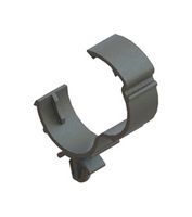 ESSENTRA COMPONENTS SHR-C1 Fastener, Push Mount Cable Clamp, Nylon 6.6 (Polyamide 6.6), Black, 29 mm