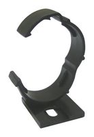 ESSENTRA COMPONENTS SHR-C2 Fastener, Push Mount Cable Clamp, Nylon 6.6 (Polyamide 6.6), Black, 22 mm, 30 mm