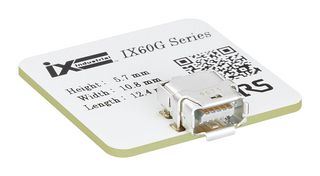 HIROSE / HRS IX60G-A-10P Modular Connector, IX Type A Jack, 1 x 1 (Port), 10P10C, Cat5e, Cat6a, Surface Mount