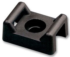 PANDUIT TM3S25-M0 Base para Cincho, Screw, 6.65 mm, Black, Nylon 6.6 (Polyamide 6.6), 22.3 mm, 16 mm