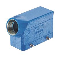 HARTING 19365161521 Conector Uso Rudo, M25, Capucha, Entrada Lateral, Zinc, 1 Leva, 16B