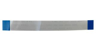 MULTICOMP PRO MP-FFCA05181002A FFC / FPC Cable, 18 Conductor, 0.5 mm, Same Sided Contacts, 3.9 ", 100 mm, White