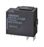 OMRON ELECTRONIC COMPONENTS G9TA-K1AP DC12 Relevador de Potencia, SPST-NO, 12 VDC, 60 A, G9TA Series, Agujero Pasante