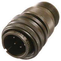 AMPHENOL INDUSTRIAL MS3106A18-12P Conector Circular, Serie MIL-DTL-5015, Serie MIL-DTL-5015, Macho Reca, 6 Contactos, Pin Soldable