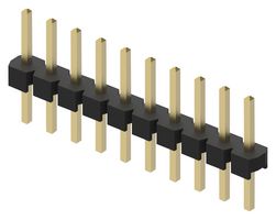 GCT BF020-02-A-B-0400-0300-N-G Pin Header, Board-to-Board, 2 mm, 1 Rows, 2 Contacts, Through Hole Straight, BF020 Series
