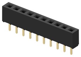GCT BF085-10-A-0240-N-D PCB Receptacle, Top Entry, Board-to-Board, 2 mm, 1 Rows, 10 Contacts, Through Hole Mount