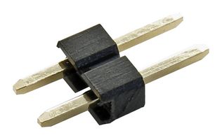 GCT BG030-02-A-0450-0300-N-G Pin Header, Board-to-Board, 2.54 mm, 1 Rows, 2 Contacts, Through Hole Straight, BG030 Series