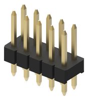 GCT BG040-04-A-0650-0300-N-G Pin Header, Board-to-Board, 2.54 mm, 2 Rows, 4 Contacts, Through Hole Straight, BG040 Series