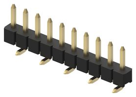 GCT BG055-03A-1-0650-0530-0350-L-G Pin Header, Board-to-Board, 2.54 mm, 1 Rows, 3 Contacts, Surface Mount Straight, BG055 Series