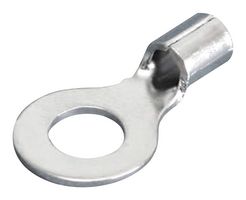 MOLEX 19323-0014 Ring Tongue Terminal, M6, 1/4", 6 mm², VersaKrimp 19323 Series