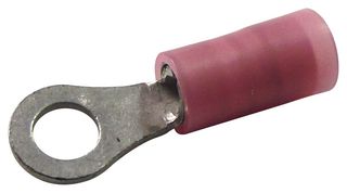 MOLEX 19324-0003 Terminal de Anillo, M3.5, #6, 1 mm², Avikrimp 19324 Series, Rojo