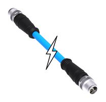 MOLEX 120341-0301 Cable de Sensor, M12, Plug Micro-Change, Plug Micro-Change, 8 Contactos, 1 m, 3.28 ft