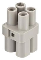 HARTING 09120043151 Heavy Duty Connector, Serie Han Q, Inserto, 4 Contactos, 3A, Receptáculo eléctrico
