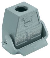 HARTING 19302100756 Conector Uso Rudo, M25, Capucha, Entrada Superior, Cuerpo de Aluminio, 1 Leva, 10B