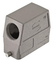HARTING 19302240547 Conector Uso Rudo, Entrada Lateral M32, 2 Clavijas, Alto Perfil, Capucha, Entrada Lateral