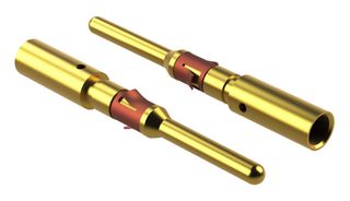 AMPHENOL SINE/TUCHEL MP14M23G30 Contacto para Conector Circular, ecomate Aquarius RM Series, Pin, Crimpado, 14 AWG, 14 AWG