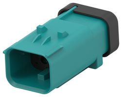 TE CONNECTIVITY 2338211-1 Automotive Connector Housing, Cap, AMPSEAL 16 Series, 4 Positions