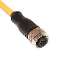 MUELLER ELECTRIC C4C10M004 Cable de Sensor, Codificado A, M12 Hembra, Extremo Libre, 4 Contactos, 4 m, 13.1 ft