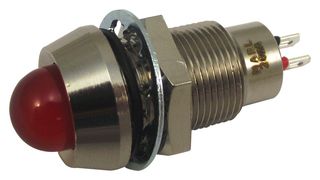 MARL 514-105-22 LED Panel Mount Indicator, Red, 24 VDC, 12.7 mm, 19 mA, 100 mcd, IP67